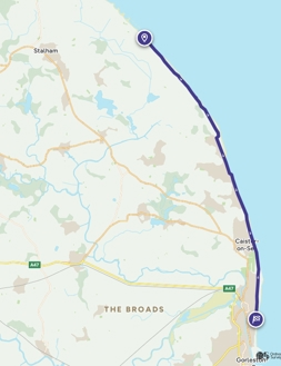 Waxham to great yarmouth via coast path