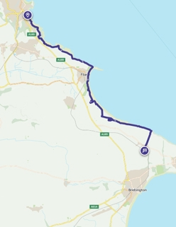 scarborough to Bempton via coast path