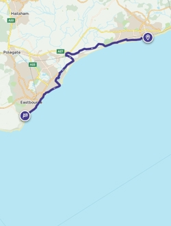 Bexhill to Eastbourne via coast path