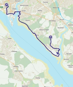 Southampton to Hamble walking