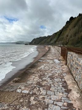 Dawlish looking west to Teignmouth