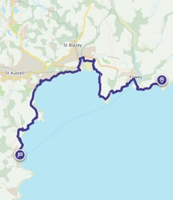 Lansallos to Mevagissy via coast path