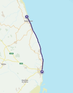 Mablethorpe to Skegness via coast path