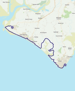 Selsey to West wittering by coast path