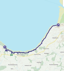 Clovelly to Westward Ho via coast path