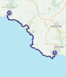 Salcombe to Torwood  via coastal path